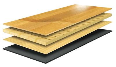 三层实木地板铺装方法
